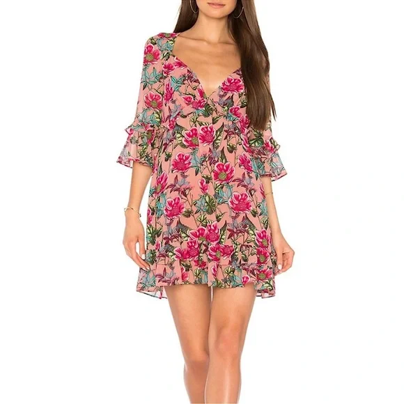 Brand new For Love and and Lemons Churro Mini Dress 💐🌸🌷👗 - Picture 3 of 7